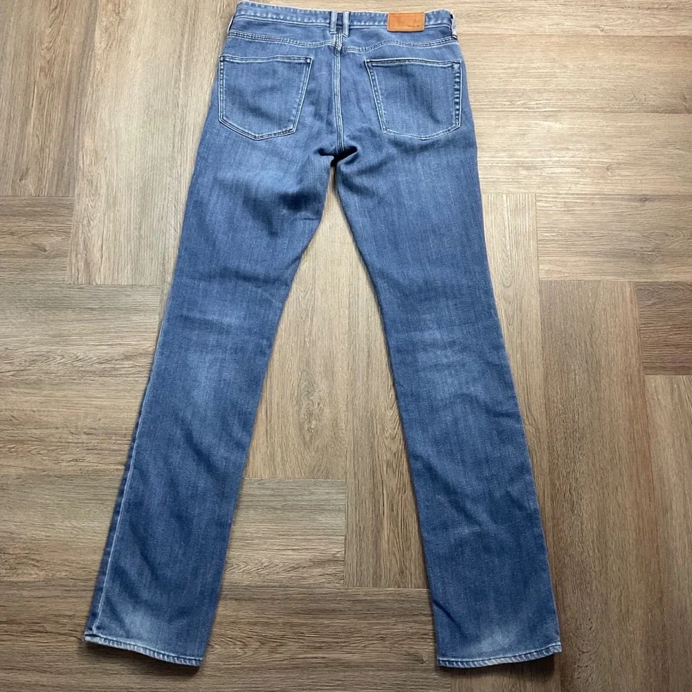 Madewell Rail Straight Low Rise Jeans Womens 27x34 Blue Medium Wash Classic Boho